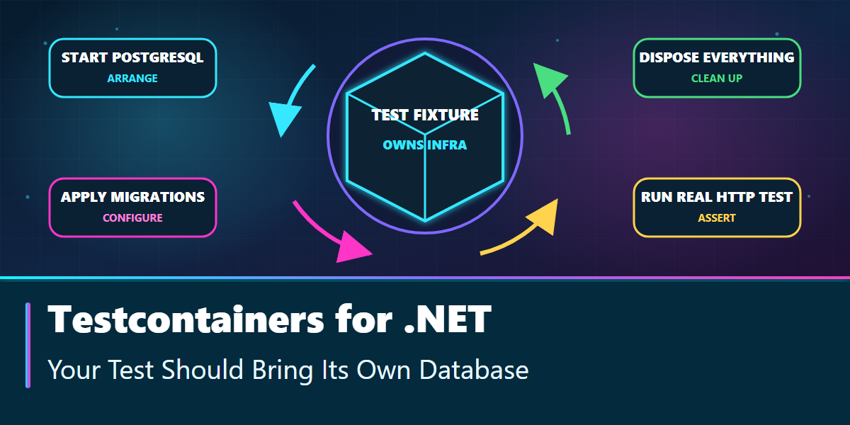 Testcontainers for .NET: Your Test Should Bring Its Own Database